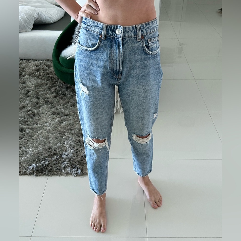 Zara Distressed Denim